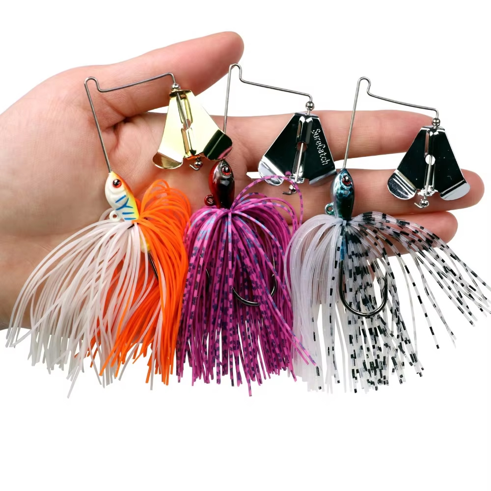1pcs 12.8g Spinnerbait Fishing - Fishing Lure Blade Bait avaliação e preço
