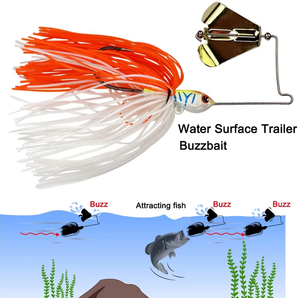 1pcs 12.8g Spinnerbait Fishing - Fishing Lure Blade Bait avaliação e preço