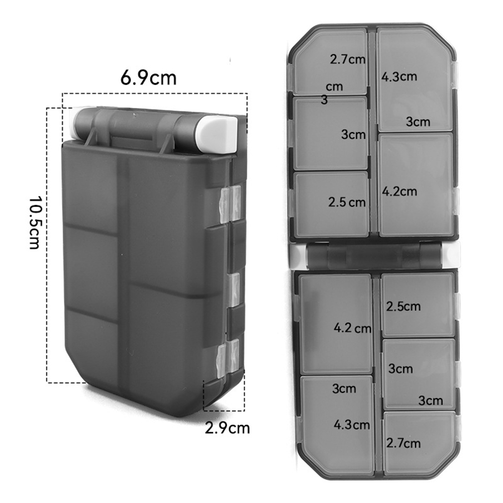Fishing Tackle Box Double-Side - Fishing Lure Box avaliação e preço