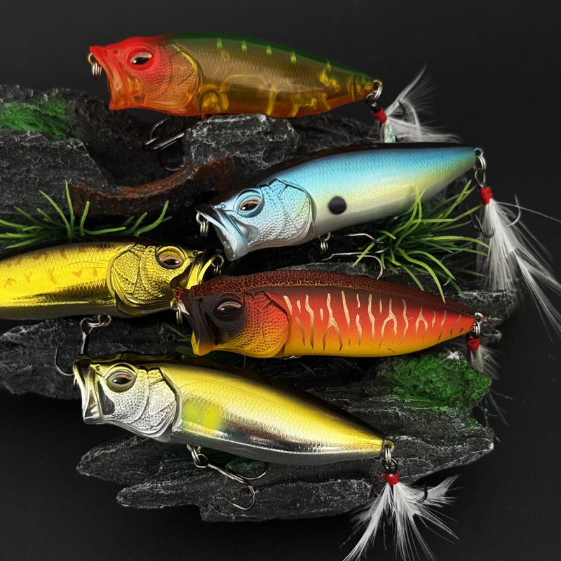 Popper Lure Topwater Bait 80mm - Fishing Lure Popper avaliação e preço