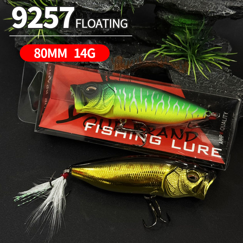 Popper Lure Topwater Bait 80mm - Fishing Lure Popper avaliação e preço