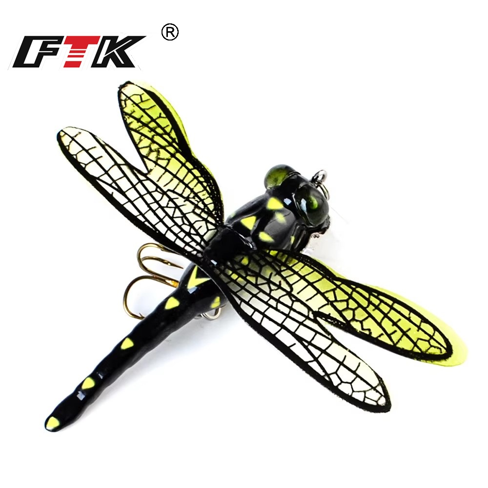 FTK 6g Topwater Dragonfly Dry  - Fishing Lure Popper avaliação e preço