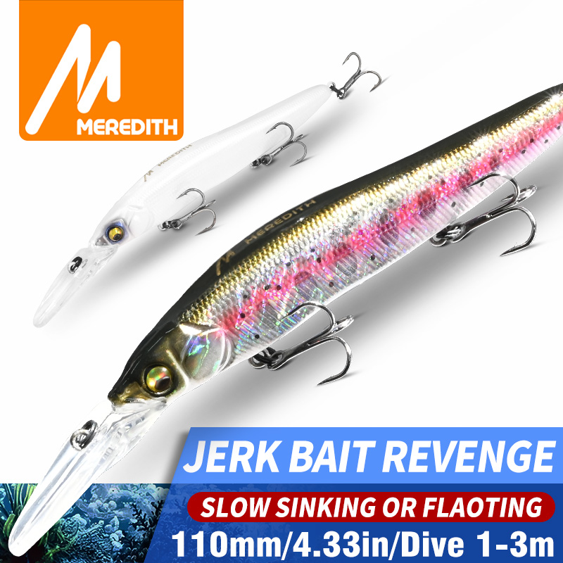 MEREDITH Minnow Wobbler Fishin - Fishing Lure Jerkbait avaliação e preço