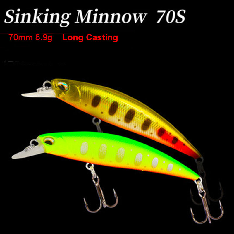 TSURINOYA Sinking Minnow Long  - Fishing Lure Jerkbait avaliação e preço