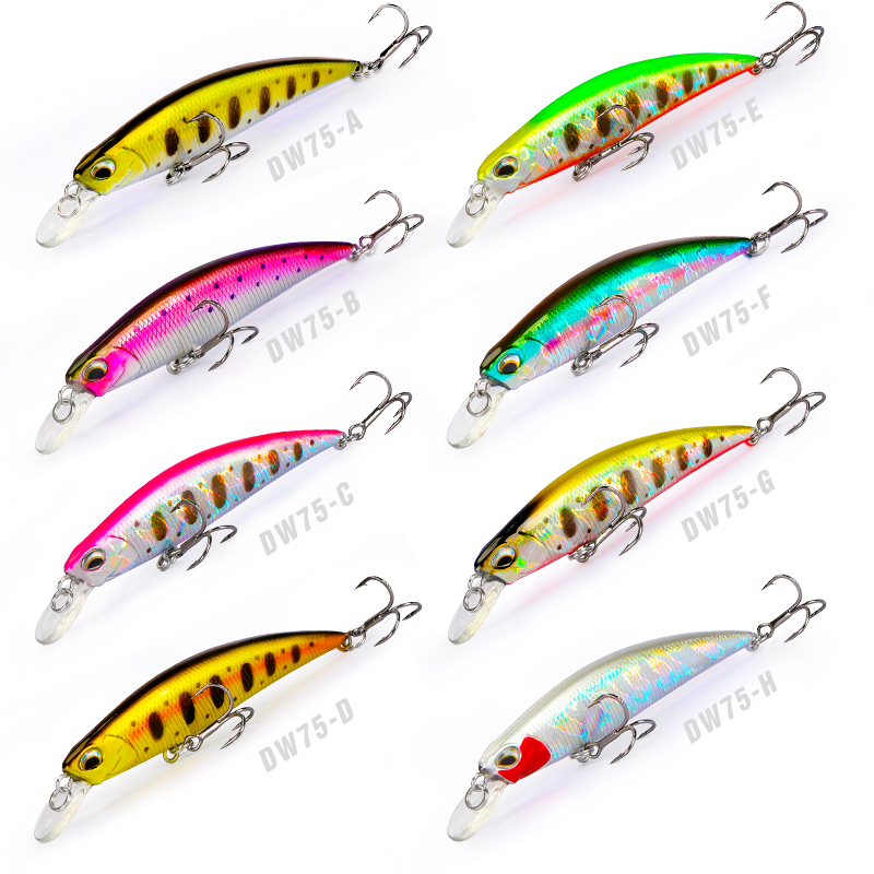 TSURINOYA Sinking Minnow Long  - Fishing Lure Jerkbait avaliação e preço