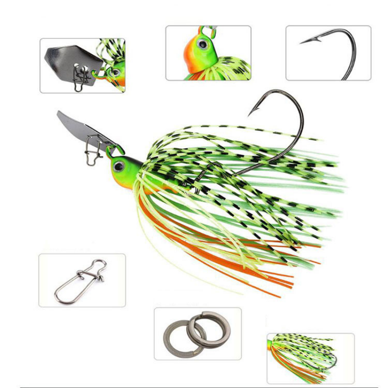Chatter Bait 7g 9g 11g 14g 21g - Fishing Lure Swimbait avaliação e preço