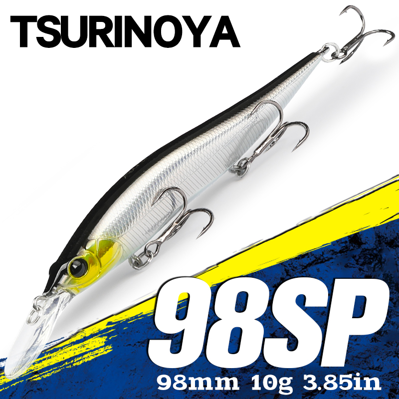 TSURINOYA  Suspending Minnow J - Fishing Lure Jerkbait avaliação e preço