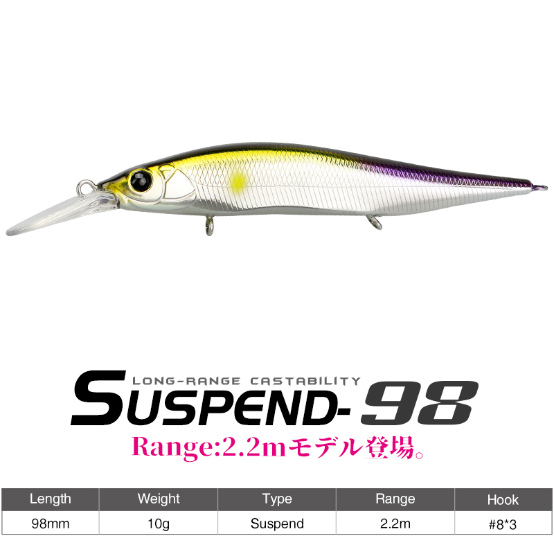 TSURINOYA  Suspending Minnow J - Fishing Lure Jerkbait avaliação e preço