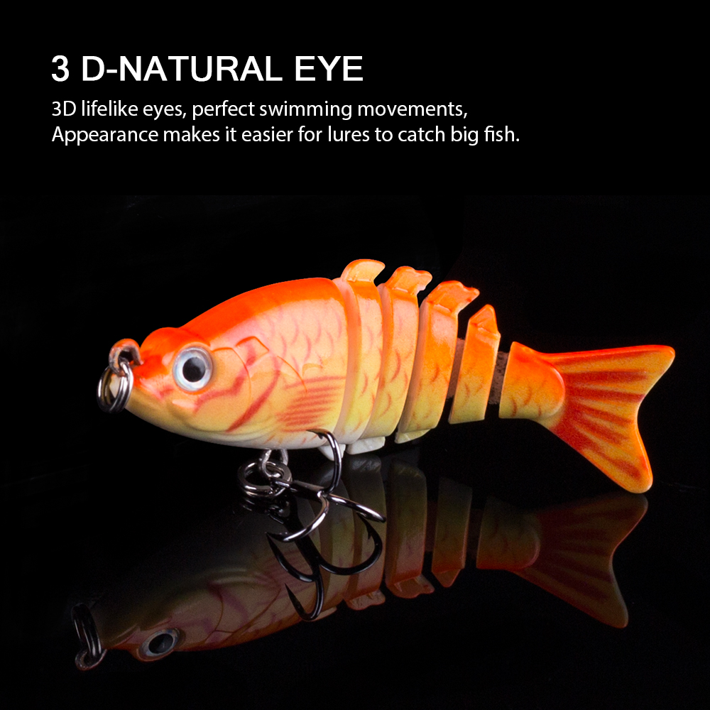Mini Multi Jointed 6cm/4.7g Wo - Fishing Lure Popper avaliação e preço