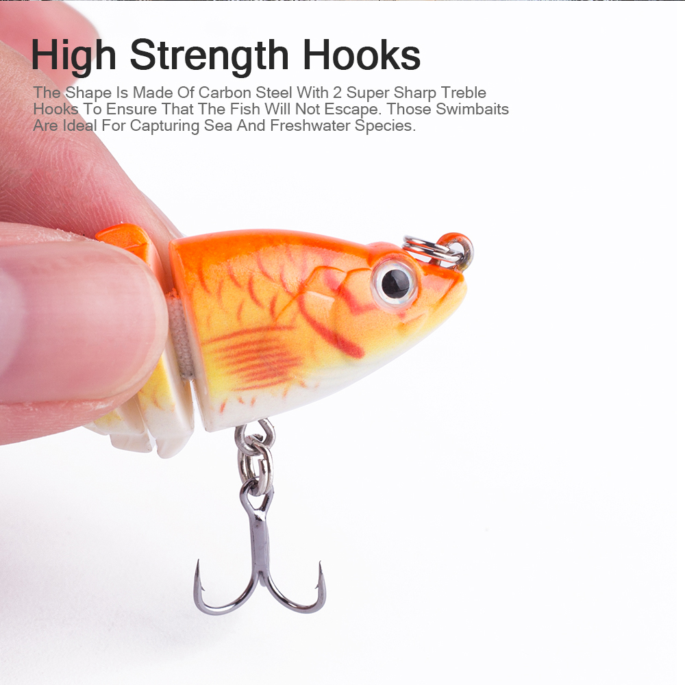 Mini Multi Jointed 6cm/4.7g Wo - Fishing Lure Popper avaliação e preço
