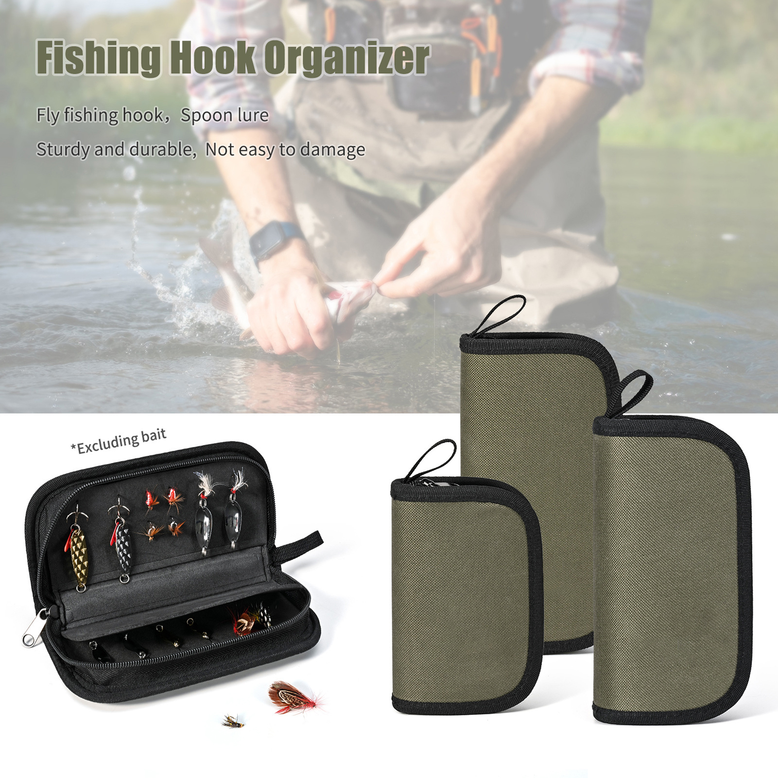 EVA Fishing Sequins Storage Ba - Fishing Lure Spoon avaliação e preço