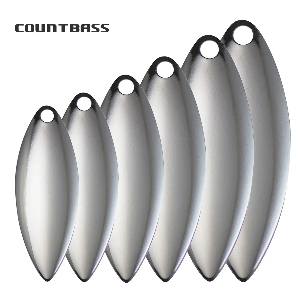 Countbass 50pcs Size 1-6 Nicke - Fishing Lure Blade Bait avaliação e preço