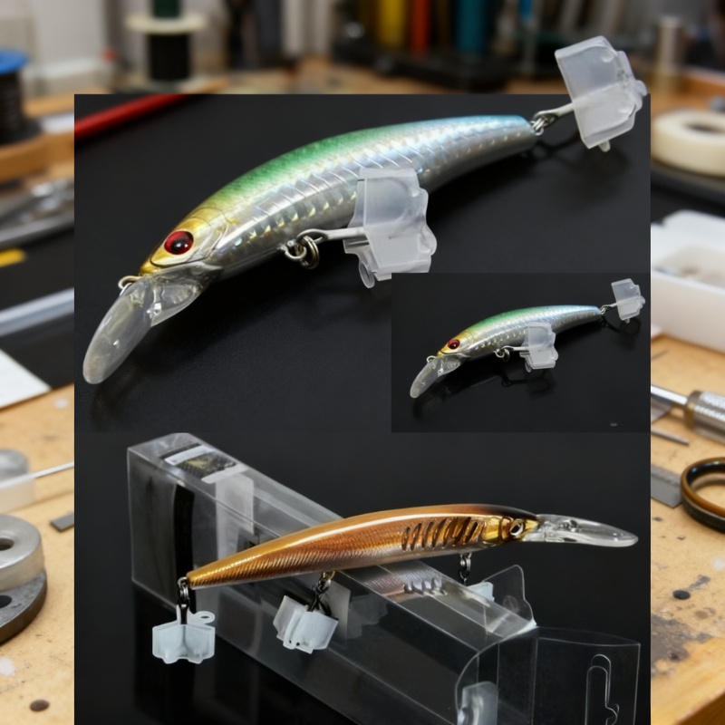 195Pcs Open Slot Treble Hook P - Fishing Lure Making Kit avaliação e preço