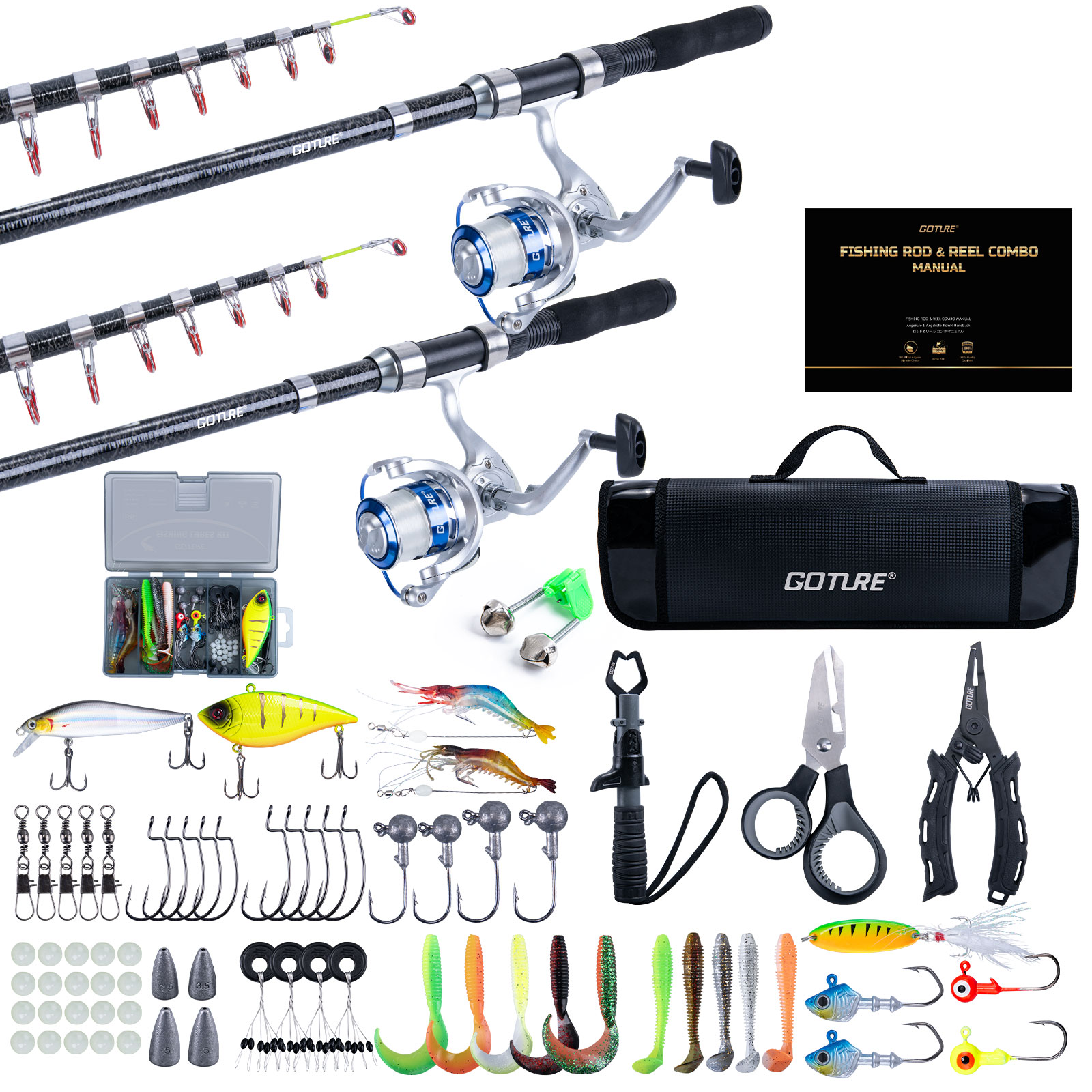 Goture Double Spinning Fishing - Fishing Lure Spinner avaliação e preço