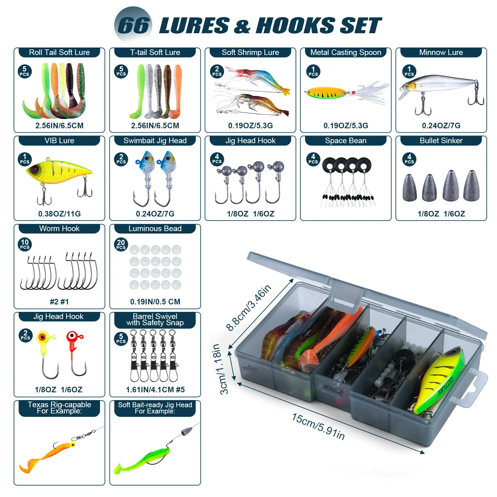 Goture Double Spinning Fishing - Fishing Lure Spinner avaliação e preço