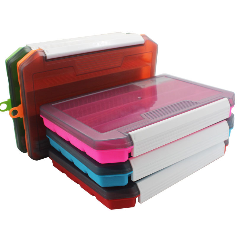 Six color single-layer inserte - Fishing Lure Box avaliação e preço