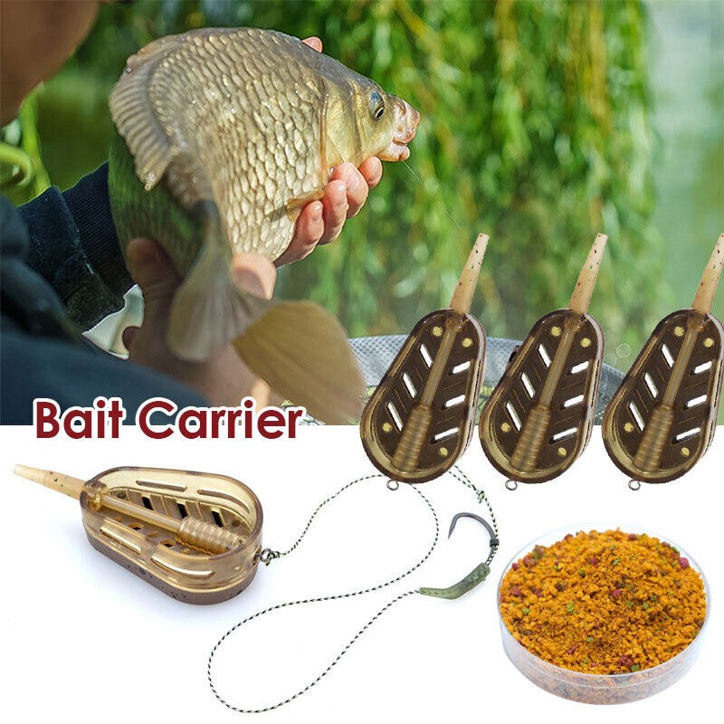 5Pcs Embed Feeder for Fishing  - Fishing Lure Kit avaliação e preço