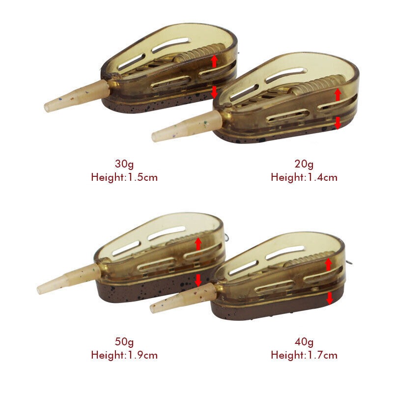 5Pcs Embed Feeder for Fishing  - Fishing Lure Kit avaliação e preço