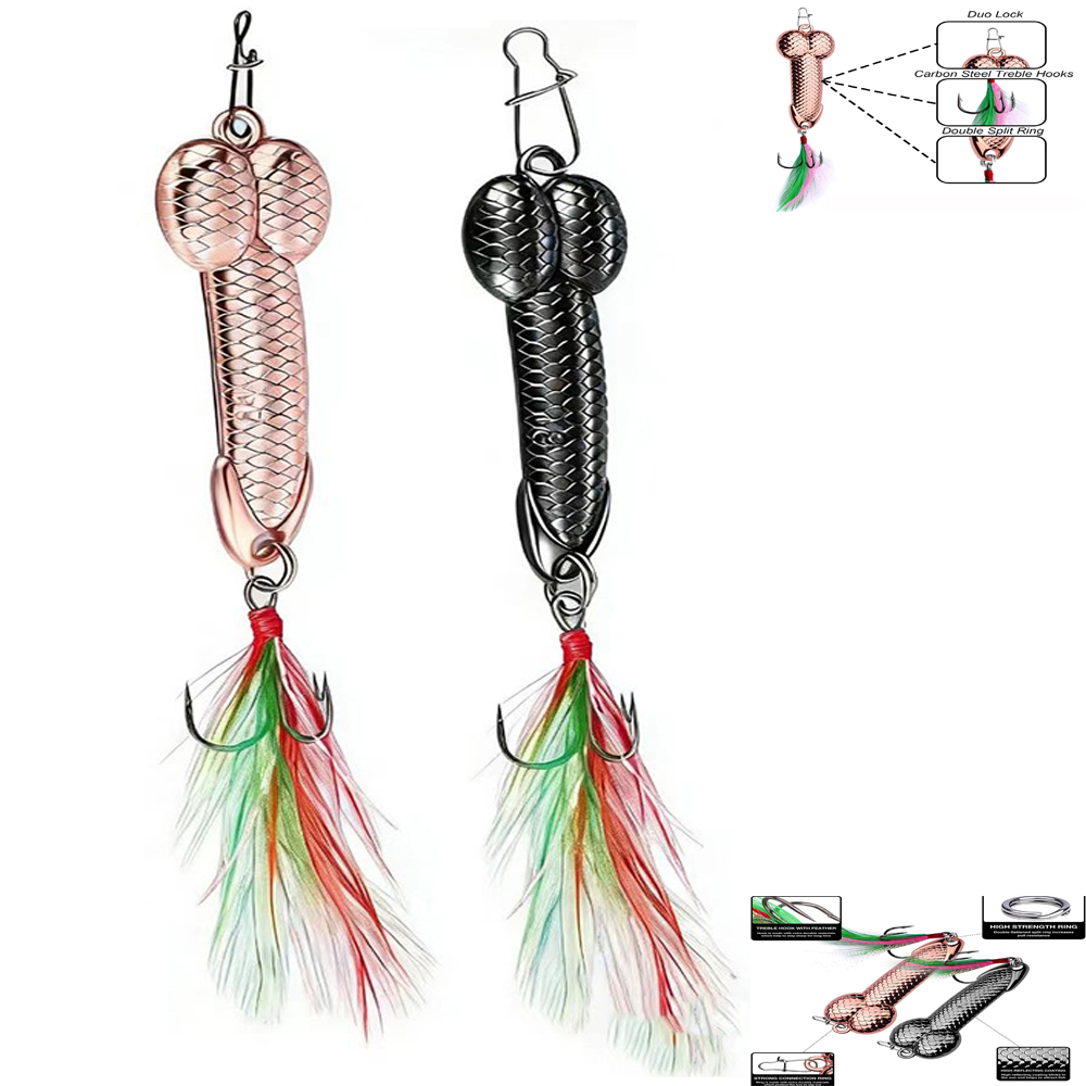 Metal Penis VIB Fishing Lure 3 - Fishing Lure Blade Bait avaliação e preço