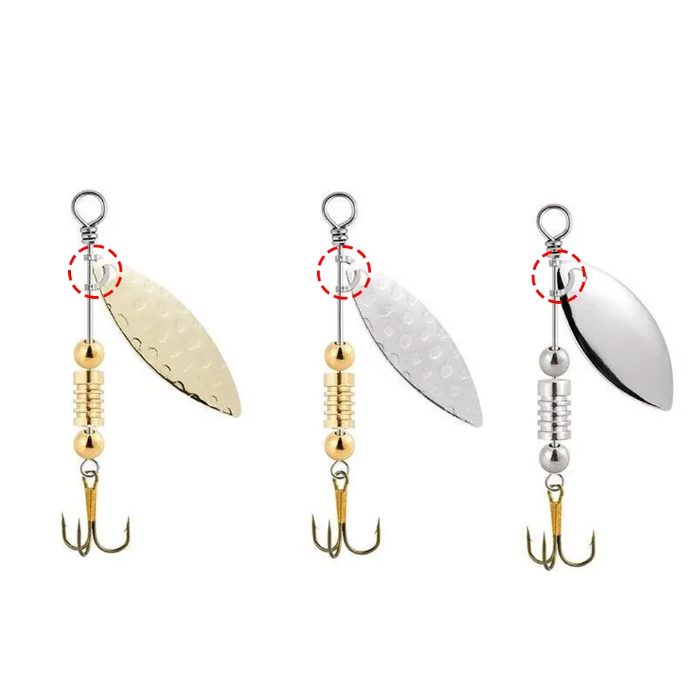 100pcs Fishing U Shaped Fixed  - Fishing Lure Spinner avaliação e preço