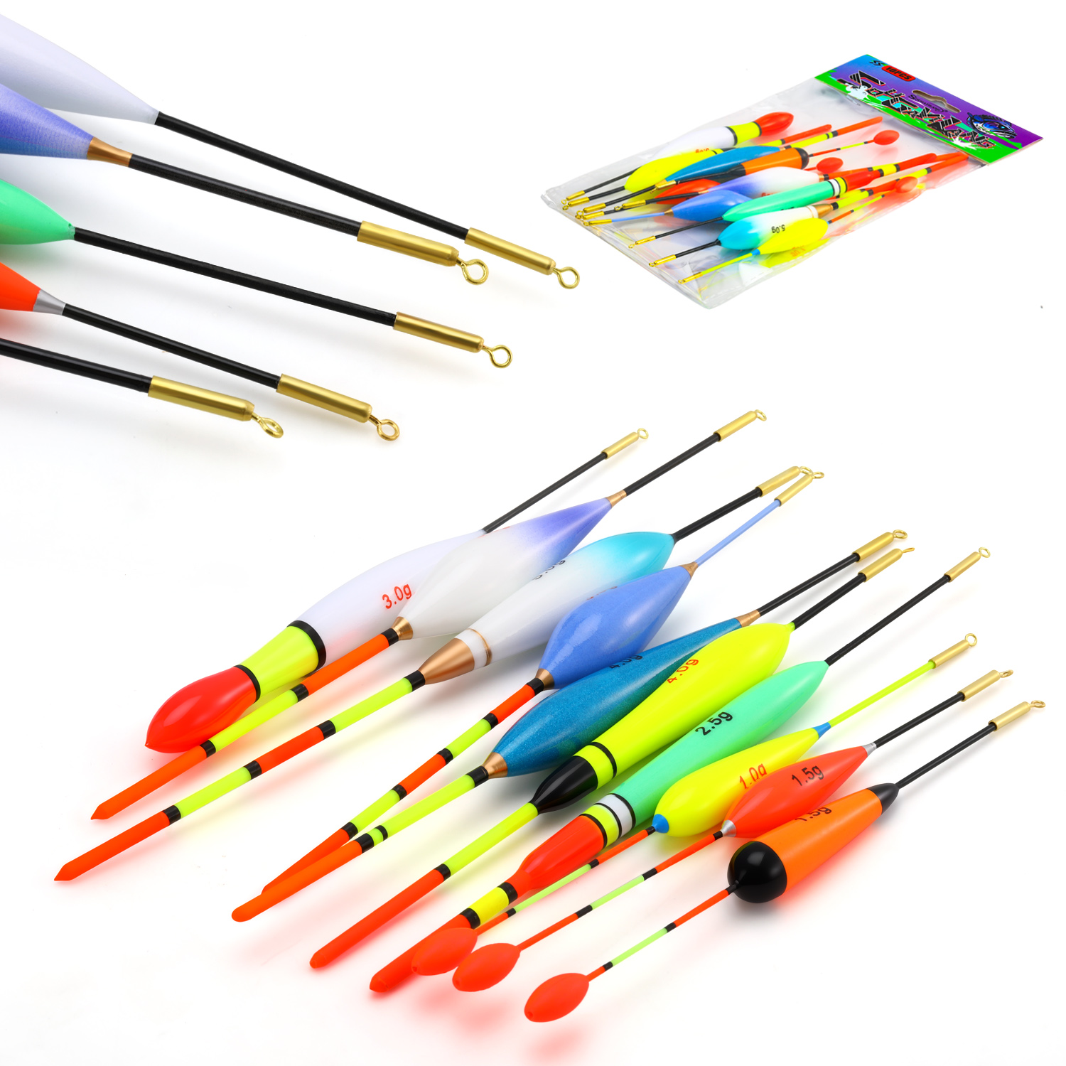 EVA Fishing Float Set 10pc 1.5 - Fishing Lure Topwater avaliação e preço