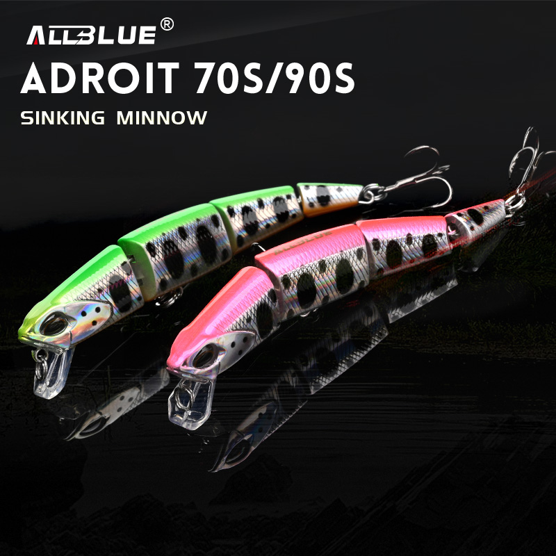 ALLBLUE Professional Jointed S - Fishing Lure Popper avaliação e preço