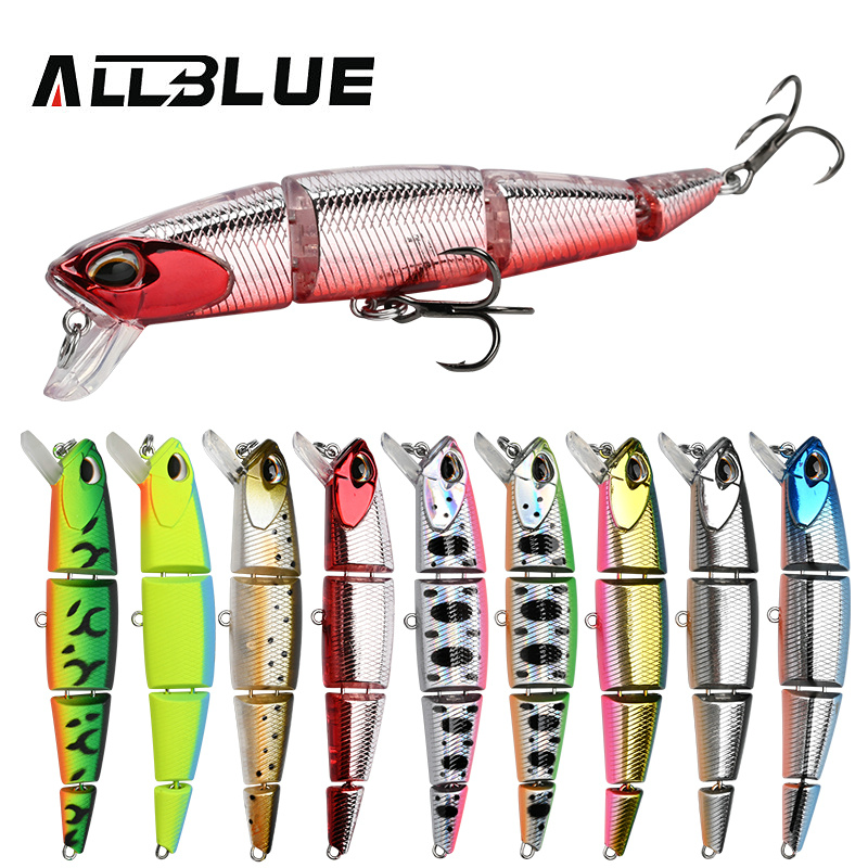 ALLBLUE Professional Jointed S - Fishing Lure Popper avaliação e preço