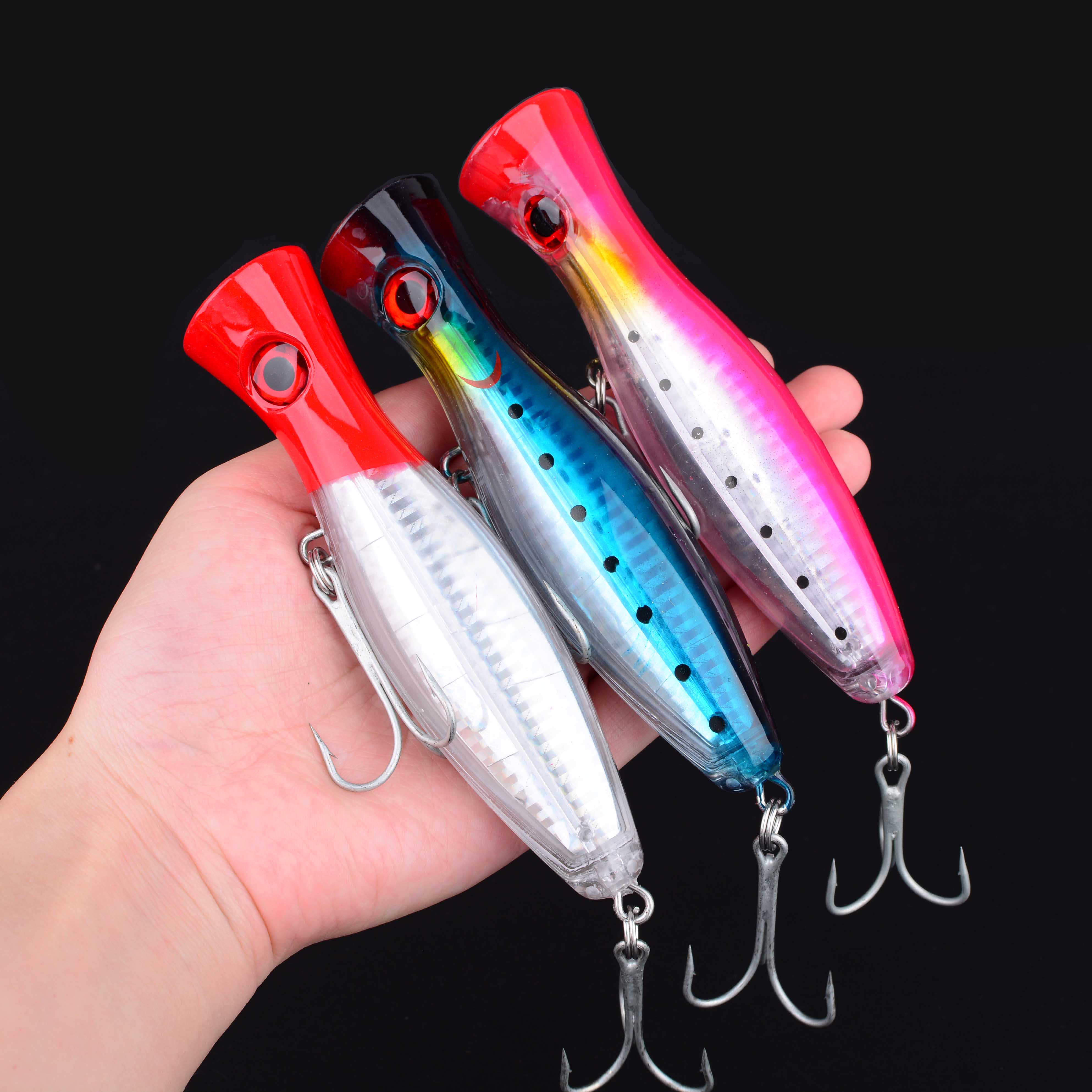 1pc 13CM 42g Big Popper Floati - Fishing Lure Popper avaliação e preço