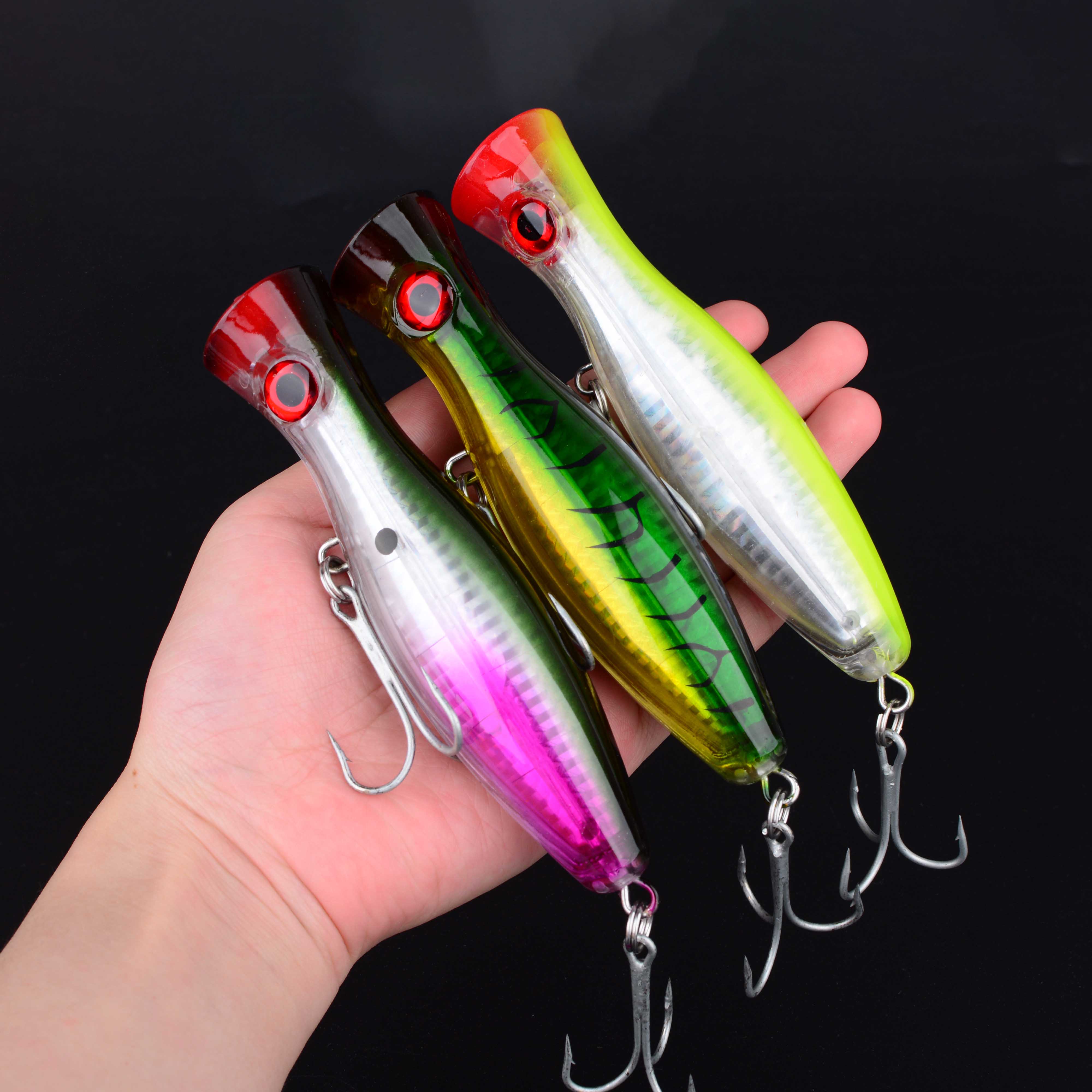1pc 13CM 42g Big Popper Floati - Fishing Lure Popper avaliação e preço